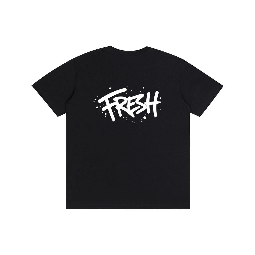 Black and White Fresh Cotton T-Shirt